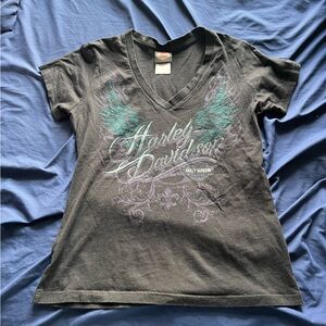 Harley Davidson Graphic tee 
Size:S
No flaws beautiful piece